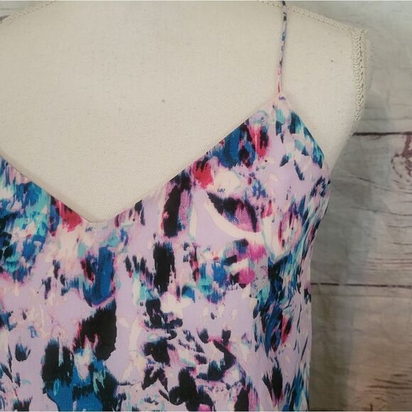 J. Crew Multicolor Silk Spaghetti Strap Cami Tank Size 2 NWT - Picture 5 of 7